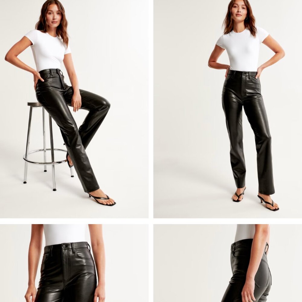 Abercrombie Vegan Leather pants
